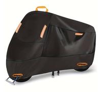 OHTWM Motorcycle Covers for Piaggio Vespa GTS GTV 250 300, All Season Universal Waterproof Dust Rain Rip Proof Indoor Outdoor Motorbikes Protection,A/XL.A/XXL