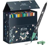 Ohuhu 120 Colours Colouring Pens, Dual Tip Felt Tip Pens with Fineliner Art Mar