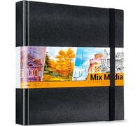 Ohuhu 8.3"x8.3" Mix Media Pad Art Sketchbook 78 Sheets for Painting Drawing