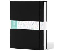 Ohuhu A4 Double-Sided Bleedproof Art Sketchbook 280GSM Super Thick Paper | 50 Sheets/100 Pages - Hardcover Sketch Pad for Alcohol Markers Paints Christmas Gift, Kamakou