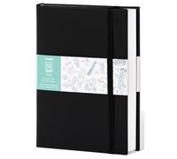 Ohuhu A5 Double-Sided Bleedproof Art Sketchbook 280GSM Super Thick Paper | 5.5"x8.5" Marker Pad - 50 Sheets/100 Pages - Hardcover Sketch Pad for Alcohol Markers Paints, Kamakou