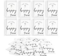 Ohuimrt 60 Packs Happy Tears Tissues for Wedding, 3 Ply Wedding Tissue Packs For Guests, Bulk Individual Pocket Tissue Packs for Welcome Favor Bags Wedding Gifts