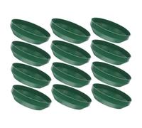 Ohulelks 12pcs Plastic Design Bowl Plastic Arrangement Base for Centerpiece Decorating for Flowers Weddings and Events Round