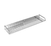 Ohulelks 1PC Stainless Steel Kitchen Bathroom Shelf Wall-Mounted Storage Rack Single Layer 50cm