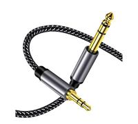 Ohulelks 2m 6.35mm to 3.5mm Jack Aux Cable for Electronic Keyboard Guitar Mixer Audio Connector Stereo Sound Adapte for Guitar/Laptop/Smartphones/and Amplifiers