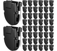 Ohulelks 50 Pcs Cubicle Clips Fabric Panel Cubicle Accessories Fabric Partition Panel Wall Clip Photos Wall Clips for Notes Memos