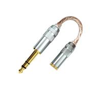 Ohulelks Audio Adapter Cable 4.4mm Female to 6.35mm Male to Female HIFI Decoding Audio Stereo HiFi Balance Conversion Cable