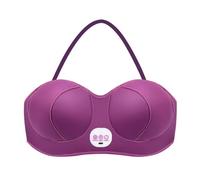 Ohulelks Breast Enlarging Massager Vibration Hot Compress Rechargeable Electric Breast Augmentation Massage Bra Unclogs Meridians