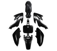 Ohulelks CRF50 Plastics Kit Pit Bike Parts Fairings Fenders for CRF 50 XR 50 SSR 110 107 125 MX650 MX500 Piranha Baja Black