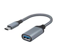 Ohulelks Data Cable Type-C to USB3.0 Transfer Cable for Mobile Tablet Computer Vehicle Extension Converter USB 3.0 Charger for Pen/Flash Drive Hard Disk Car High Speed B