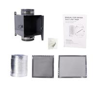 Ohulelks Dryer Duct Lint Trap, Indoor Dryer Vent Kit with Dryer Vent Hose, Lint Trap for Clothes Dryers - Dryer Lint Catcher