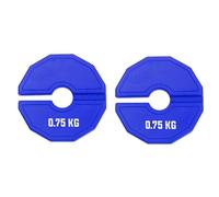 Ohulelks Gym Micro-Type Plates Dumbbell Fractional Weight 0.75kg Plate Rubber Fractional Weight Plates Add-on Aperture 35mm