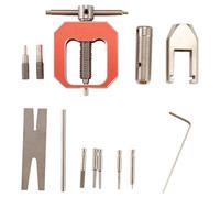 Ohulelks Motor Pinion Gear Puller Remover Tools Set Rc Motor Gear Puller Tool Universal Motor Pinion Gear Puller Remover Set Red