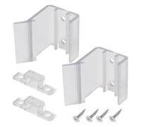 Ohulelks RV Sliding Mirrored Door Latch H527 Universal Mirror Closet Door Latch Sliding Mirror Door Latch Replacement 4 Pack