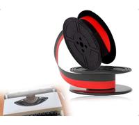 OHYANYAO Typewriter Ink Ribbon, Double Pack Typewriter Ribbon, Clear Printing Results, Compatible with DIN 2103, DIN 32755, Classic Models (Red and Black)