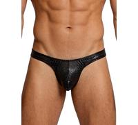 ohyeahlady Men's Thongs Pouch Underwear Snake/Leopard Jock Straps for Men | Sexy, Low Rise, Bulge, T Back, G String, Sissy Panties, Gay Sexy Outfits, S-XXL