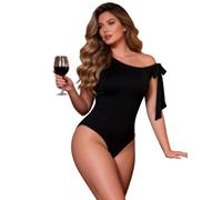 ohyeahlady Women's Bodysuit Double Lined Off The Shoulder Bodysuits