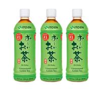 Oi Ocha Unsweetened Green Tea Drink 500ml | Authentic Japanese Style Ready To Drink Green Tea | Refreshing & Healthy Beverage Cold Brew Tea 日本緑茶 (3 Bottle)