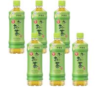 Oi Ocha Unsweetened Green Tea Drink 600ml | Authentic Japanese Style Ready To Drink Green Tea | Refreshing & Healthy Beverage Cold Brew Tea 日本緑茶 (6 Bottle)