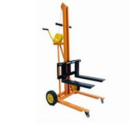 oI3tU6y Pallet Jack Manual Lift Stacker 200kg Hand Crank Fork Truck for Warehouse Transport Industrial Pallet Truck