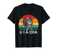 Oia Cat Meme I Wake Up Engage in Tomfoolery Oiia Cat Spinnin T-Shirt