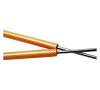 OIAJDSAD For A1 For GB 2018-2024 Shock Spring Damper Absorber Cylinder Piston Front Bonnet Hood Gas Struts Gas Struts Bonnet Hood(Orange carbon fiber)