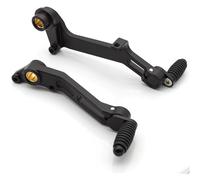 OIAJDSAD Motorcycle Foot Pegs for Ducati for Multistrada 950 CNC Aluminum Motorcycle Brake Gear Shifter Shift Pedal Lever Set(Black)