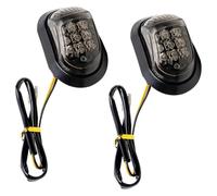 OIAJDSAD motorcycle turn signal light 12V Motorcycle Blinker Indicator Lamp Scooters Turn Signals Lights Amber