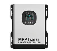 oiakus 120A MPPT Solar Charge Controller, with LCD Display, Intelligent Temperature Control Fan, Communication Interface RS485/WiFi/Bluetooth, Altitude 0-3000m, For Solar Street Lights, Roofs, RVs