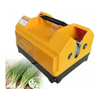 oiakus 48V Electric Garlic Root and Stem Cutter Machine, Double Head Garlic Top Tails Remover Machine, Bilateral Cutting, One-touch Switch, for Home, Commercial