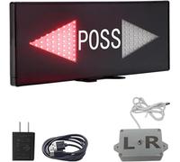 oiakus Basketball Possession Indicator, 25W LED Electronic Possession Indicator Arrow, High-brightness LED Lamp Beads, with Controller, for Basketball League, Practice Matches