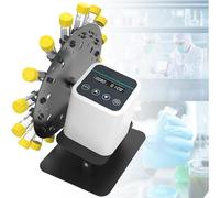 oiakus Lab Rotating Mixer, Digital Orbital Shaker Mixer, 1.5/15/50ml Tubes Clips Free Combination, Rotating Angle 40°- 80° Adjustable, Speed Range: 20-80 Rpm, for Research Laboratory