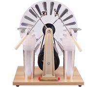 oiakus Manual Electrostatic Induction Generator, Static Machine Physics Experiment, Thickened Anti-slip Chassis, for Simulating Electrostatic Induction, Lightning Experiments