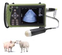 oiakus Portable Vet Ultrasound Machine, Handheld B-Ultra Sound Scanner Machine, with 3.5MHz Waterproof Probe, 5.6" LED High-Definition Display, Sustainable Work 4-5h, for Pregnant Pig, Sheep Use