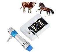 oiakus Shockwave Therapy Machine for Horses, Veterinary ED Extracorporeal Shock Wave Machine, with 7 Massage Heads, 10-300MJ Energy, 1-18Hz Frequency, for Animal Joint and Muscle Pain Relief