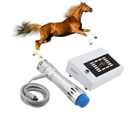 oiakus Shockwave Therapy Machine for Horses, Veterinary ED Extracorporeal Shock Wave Machine, with 7 Massage Heads, 10-300MJ Energy, 1-18Hz Frequency, for Animal Joint and Muscle Pain Relief
