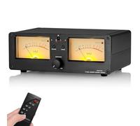 oiakus Vu3 Amplifier/Speaker Switcher, with Remote Control, 2 Sets Of Audio Switching Outputs, Dual Analog VU Meter, 4 Levels Of Backlight Adjustable, for Music Lovers