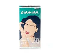 Oiamiga Dark Denim Permanent Hair Dye, Inclusive Hair Colour for All Hair Types, Rapid Processing, Made with Natural Ingredients, Vegan and Cruelty Free 120ml