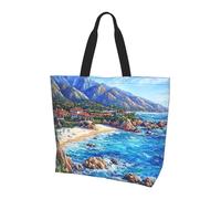 OIBNKCN A fairy tale town Ladies large capacity single shoulder shopping bag-Durable Water-Resistant Lightweight for Daily Use