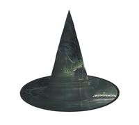 OIBNKCN African leopards Halloween Hat Witch Hat – Perfect for Women, Men,Witches Hat Decor for Hanging, and Party Use