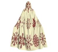 OIBNKCN All kinds of paper-cuts Hooded Cloak for Men and Women-Durable and Stylish Black Cloak with Hood for Halloween, Cosplay and More.