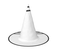 OIBNKCN Black and white grid Halloween Hat Witch Hat â€“ Perfect for Women, Men,Witches Hat Decor for Hanging, and Party Use