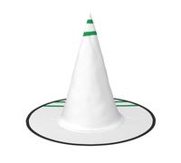 OIBNKCN Black and white grid7 Halloween Hat Witch Hat â€“ Perfect for Women, Men,Witches Hat Decor for Hanging, and Party Use