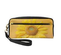OIBNKCN Chrysanthemums with dew. Versatile Travel Makeup Bag - Double-Sided Print, Ultra-Soft PU Leather Cosmetic Organizer for Women, Mothers Day Gifts & Teacher Appreciation