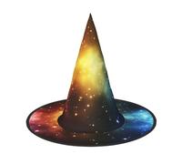OIBNKCN Colorful radiance Halloween Hat Witch Hat â€“ Perfect for Women, Men,Witches Hat Decor for Hanging, and Party Use