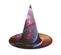 OIBNKCN Dream Planet Halloween Hat Witch Hat â€“ Perfect for Women, Men,Witches Hat Decor for Hanging, and Party Use