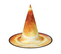 OIBNKCN Glowing planet Halloween Hat Witch Hat â€“ Perfect for Women, Men,Witches Hat Decor for Hanging, and Party Use