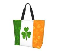 OIBNKCN irish flag Ladies large capacity single shoulder shopping bag-Durable Water-Resistant Lightweight for Daily Use