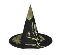 OIBNKCN Lonely silhouette Halloween Hat Witch Hat – Perfect for Women, Men,Witches Hat Decor for Hanging, and Party Use