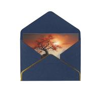 OIBNKCN magnificent maple treesUnique Elegant Greeting Cards-Blank Inside, All Occasion Card Assortment,Includes Envelopes and Gold Stickers.